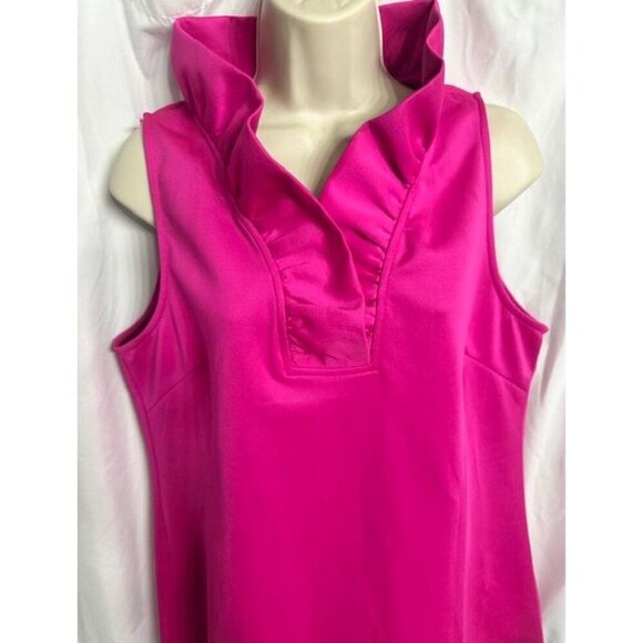 Gretchen Scott Women Vibrant Ballet Core Playful Ruffle V-Neck Pullover Top XL - Picture 2 of 7